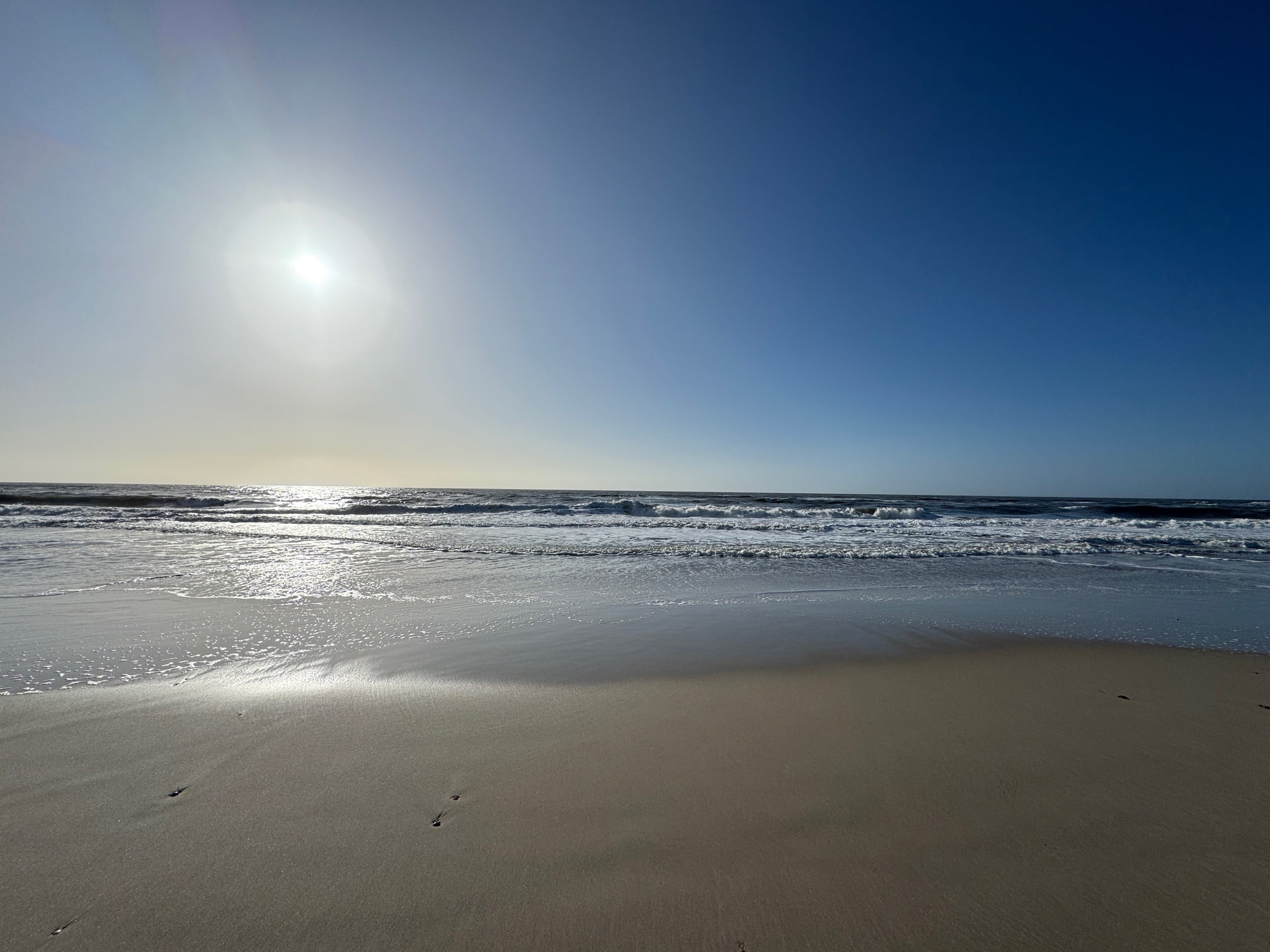 Blick aufs Meer hinaus